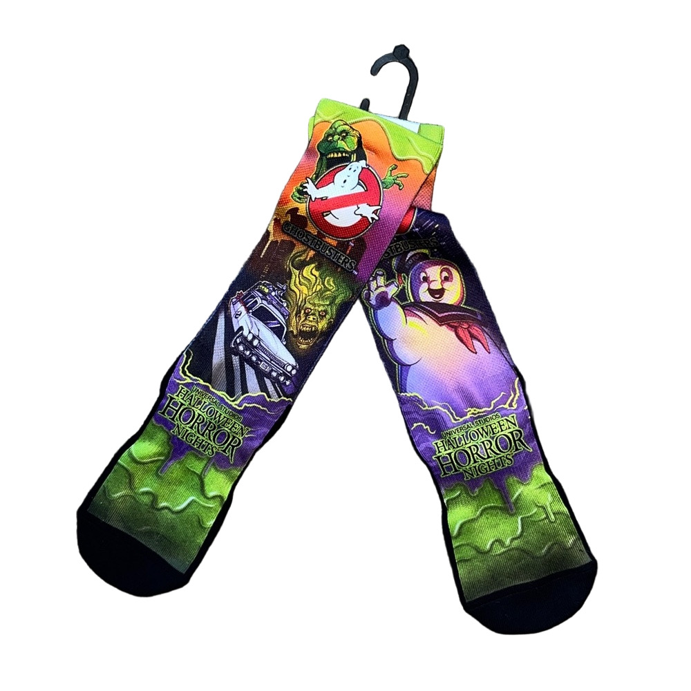 Universal Studios Halloween Horror Nights HHN Ghostbusters 2019 Socks New L/XL
